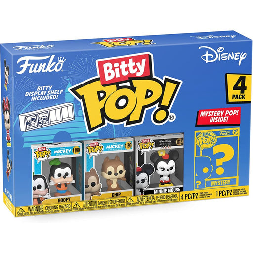 Set 4 Mini Figurine Bitty POP Disney - Goofy - Red Goblin