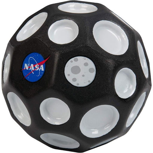 Minge Hiperelastica - Waboba Moon Ball, Neagra cu Sigla NASA - Red Goblin