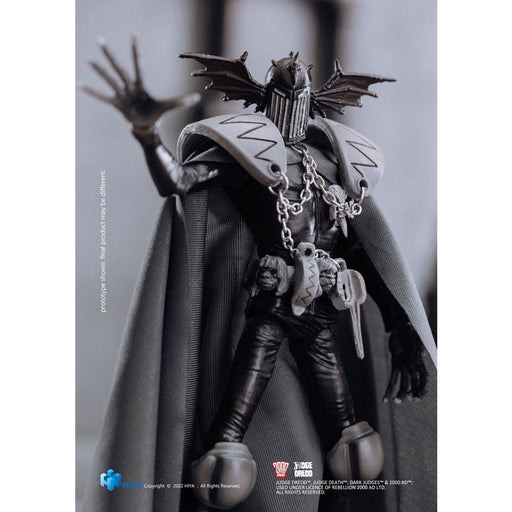 Figurina Articulata Judge Dredd Judge Fear Black & White Px 1/18 Scale Mini - Red Goblin