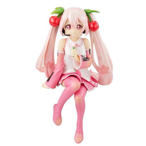 Figurina Hatsune Miku Noodle Stopper PVC Sakura Miku 2022 Pearl Color 13 cm - Red Goblin