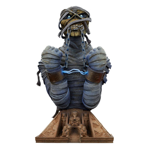Precomanda Figurina Iron Maiden Bust Powerslave Eddie 30 cm - Red Goblin