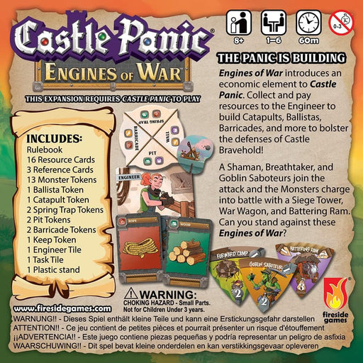 Castle Panic - Engines of War 2nd Edition - Red Goblin