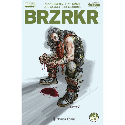 Brzrkr 04 Cover C - Grampa Foil - Red Goblin