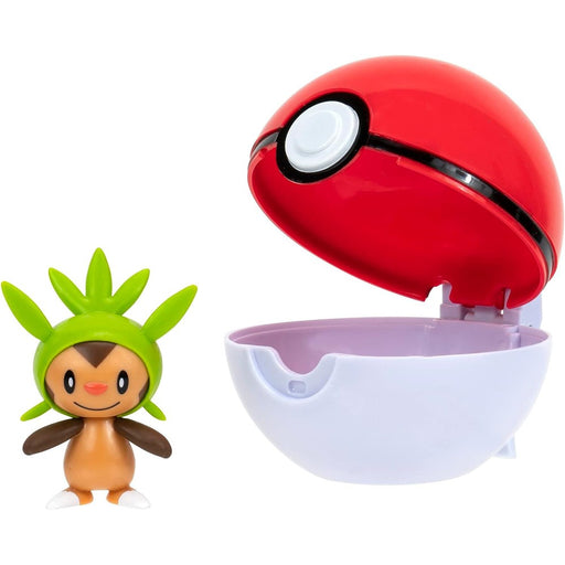 Figurina Pokemon - Clip N Go Chespin & Poke Ball - Red Goblin