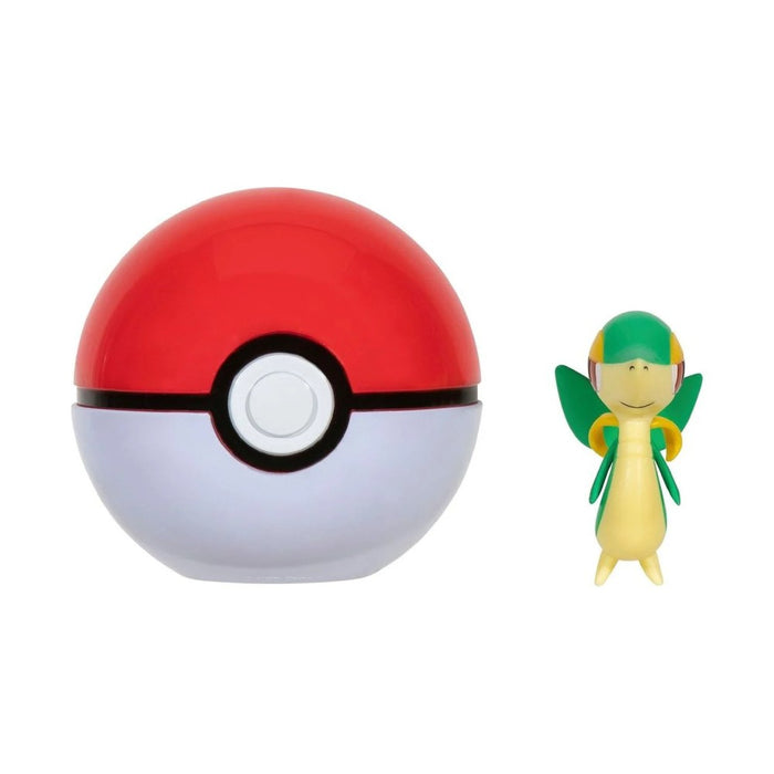 Figurina Pokemon - Clip N Go Snivy & Poke Ball - Red Goblin