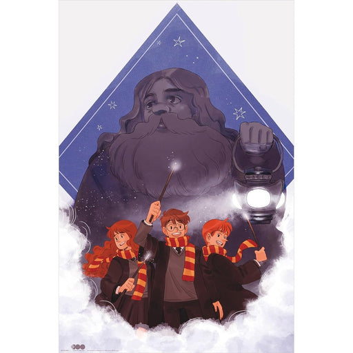 Poster Maxi Harry Potter - 91.5x61 - Hagrid - Warner 100th - Red Goblin