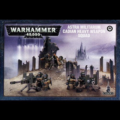 Warhammer: Cadian Heavy Weapon Squad - Red Goblin