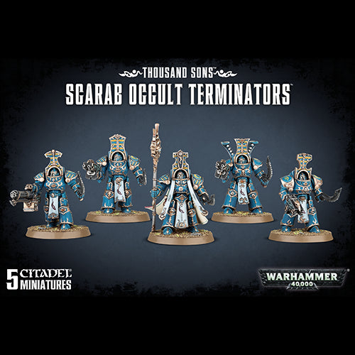 Warhammer: Thousand Sons - Occult Terminators - Red Goblin