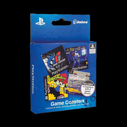 Set coaster: Playstation Game Cover - Red Goblin