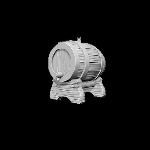 D&D Unpainted Miniatures: Keg Barrels - Red Goblin