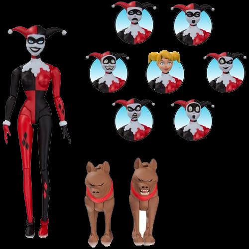 Batman Animated Harley Quinn Expressions Pack - Red Goblin