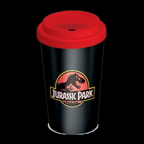 Cană de voiaj: Jurassic World - Classic Logo - Red Goblin