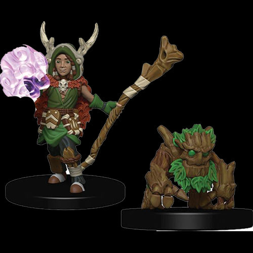 D&D Wardlings: Boy Druid and Tree Creature - Red Goblin