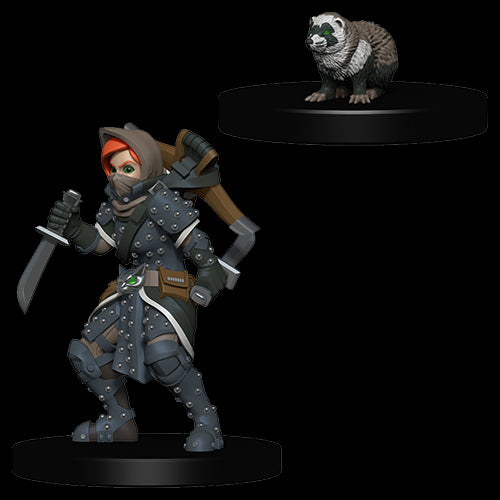 D&D Wardlings: Girl Rogue and Badger - Red Goblin