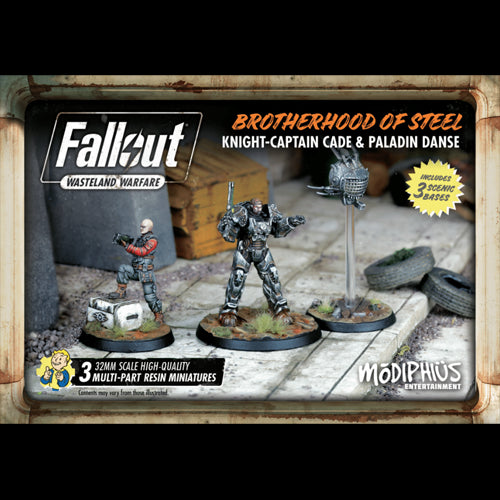 Fallout: Wasteland Warfare - Brotherhood of Steel Knight: Captain Cade, Paladin Danse - Red Goblin