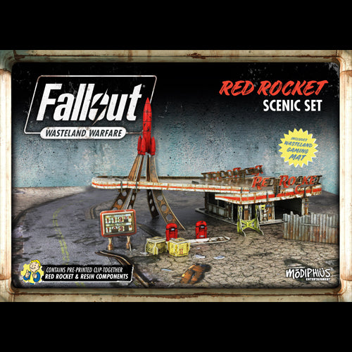 Fallout: Wasteland Warfare - Red Rocket Scenic Set Acc - Red Goblin