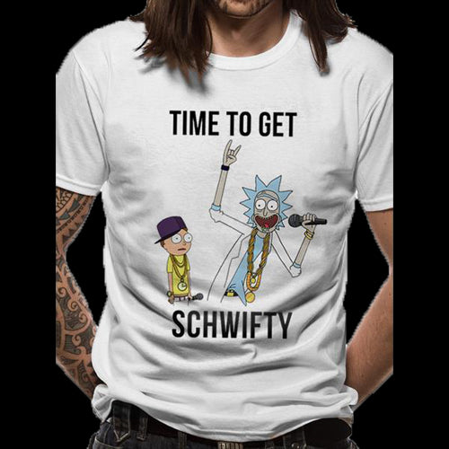 Tricou: Rick And Morty - Time To Get Schwifty - Red Goblin