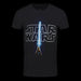 Tricou: Star Wars - Logo And Saber - Red Goblin