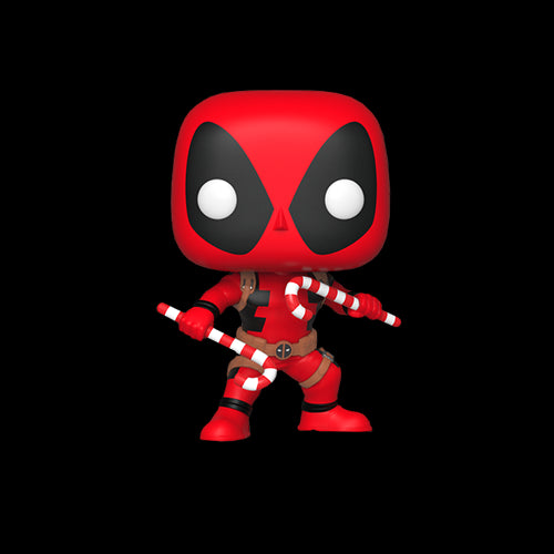 Funko Pop: Marvel: Holiday Deadpool w/ Candy Canes - Red Goblin