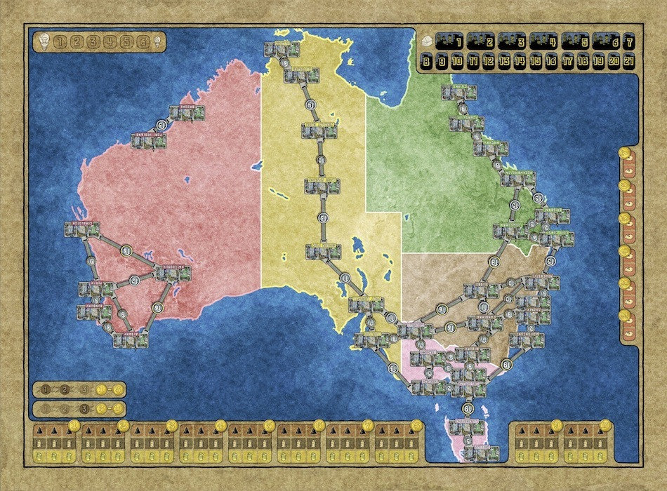 Power Grid: Australia & Indian Subcontinent - Red Goblin