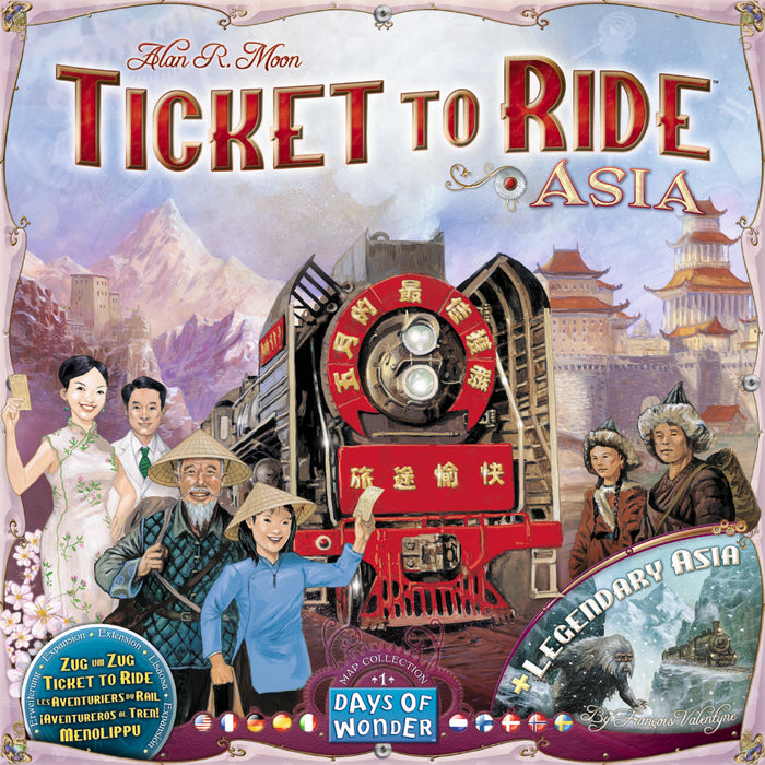 Ticket to Ride Map Collection: Volume 1 – Team Asia & Legendary Asia - Red Goblin