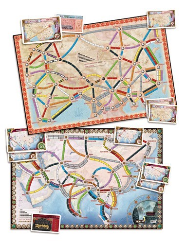 Ticket to Ride Map Collection: Volume 1 – Team Asia & Legendary Asia - Red Goblin