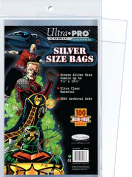 Ultra PRO 100 Stück Ultra-Clear Silver Age Size Comic Protector