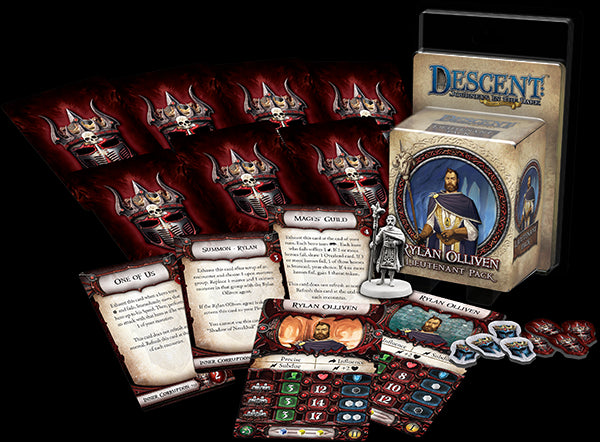 Descent: Journeys in the Dark (ediţia a doua) – Rylan Olliven Lieutenant Pack - Red Goblin