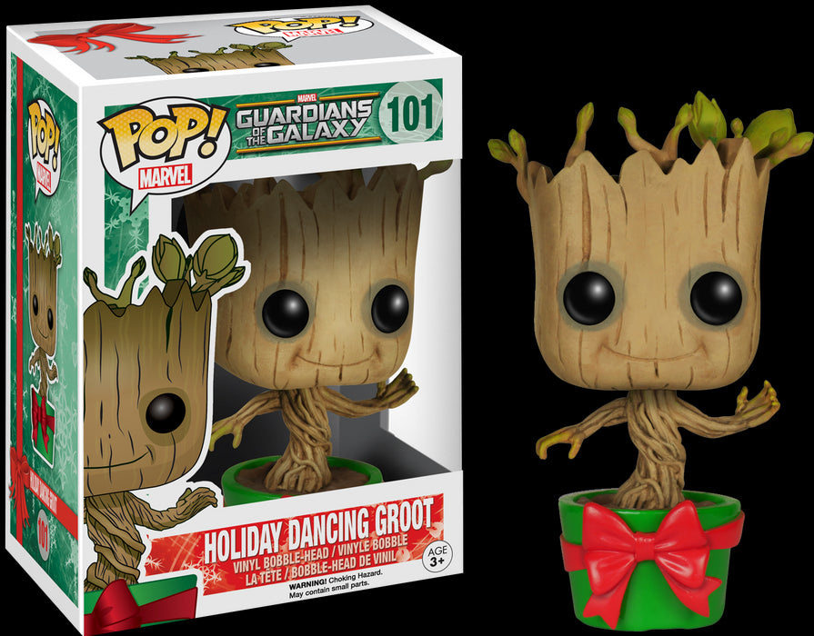 Funko Pop: Guardians of the Galaxy - Dancing Groot Holiday - Red Goblin