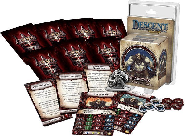 Descent: Journeys in the Dark (ediţia a doua) – Verminous Lieutenant Pack - Red Goblin