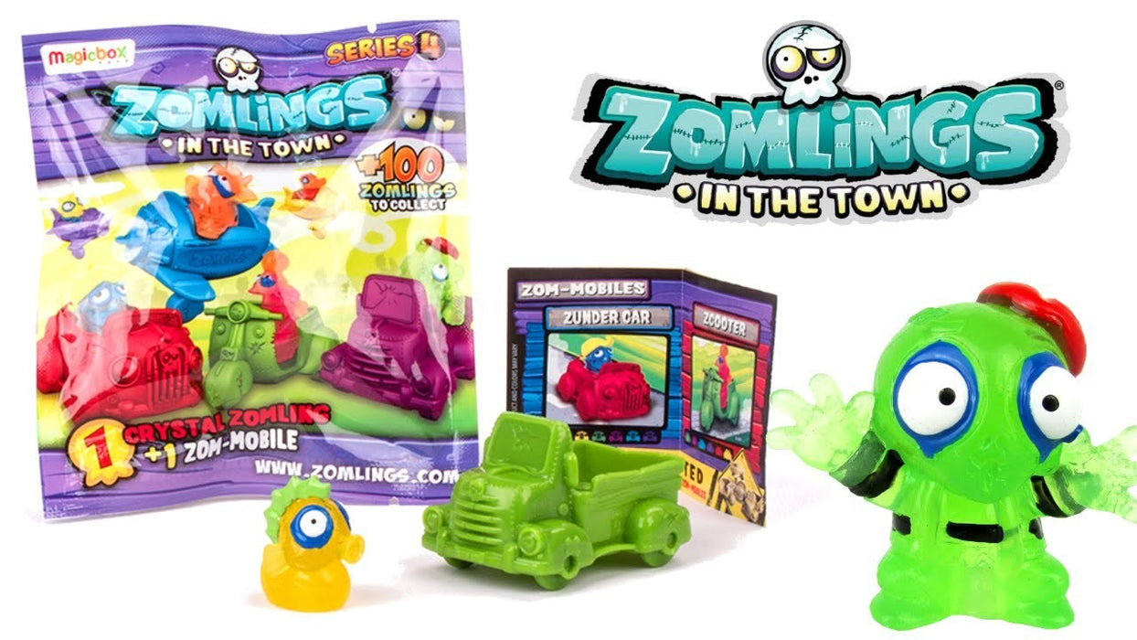 Zomlings - Series 4 Pack Zom-mobile - Red Goblin