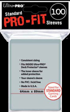 Ultra PRO Sleeves: Pro-Fit Standard (100) - Red Goblin