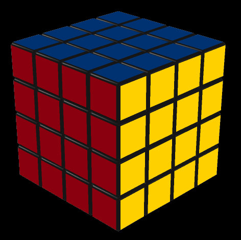 Cub Rubik (4x4x4) - Red Goblin