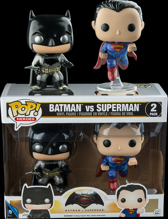 Funko Pop: Batman vs. Superman - Batman & Superman Metallic - Red Goblin