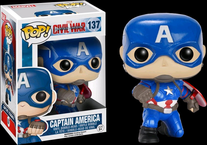 Funko Pop: Civil War - Captain America Action Pose - Red Goblin