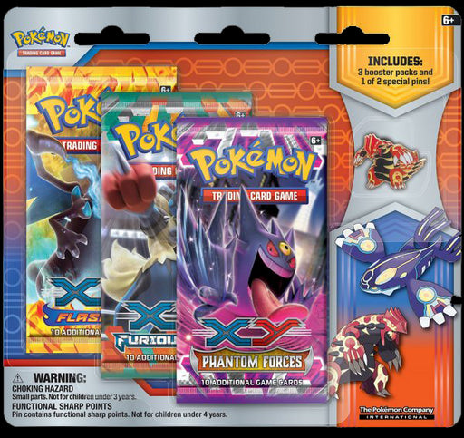 Pokemon Trading Card Game: Primal Reversion Collector's Pin 3-Pack - Red Goblin