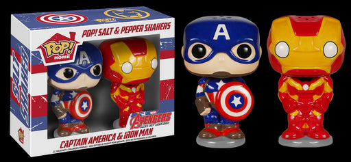 Funko Pop: Age of Ultron - Captain America & Iron Man Salt & Pepper Shakers - Red Goblin