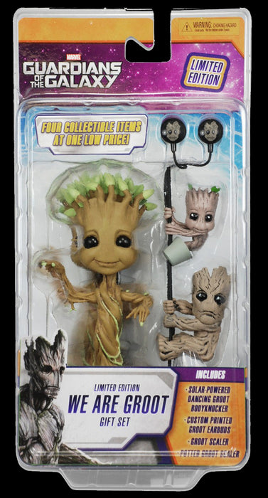 Guardians of the Galaxy We Are Groot" Solar Powered Body Knocker with Earbuds Scalers and Hubsnaps (Ediție limitată)" - Red Goblin