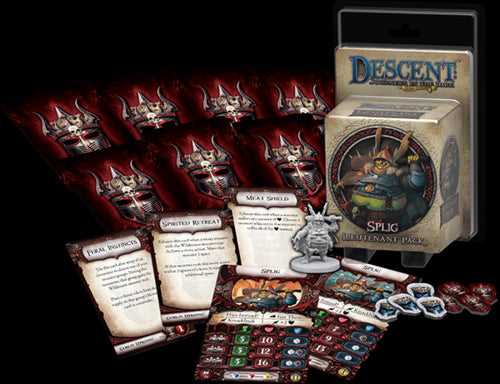 Descent: Journeys in the Dark (ediţia a doua) – Splig Lieutenant Pack - Red Goblin
