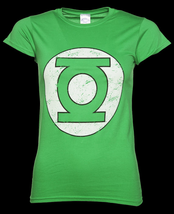Green Lantern Distressed Logo (Damă) - Red Goblin