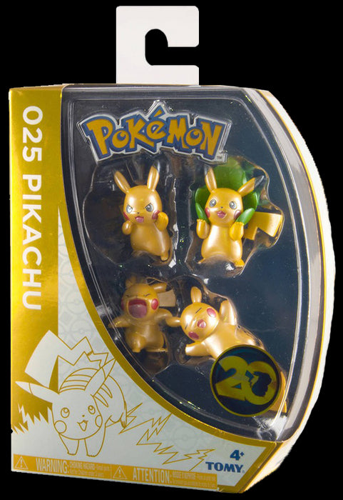 Pokemon: 20th Anniversary Metallic Mini Figures - Pikachu - Red Goblin