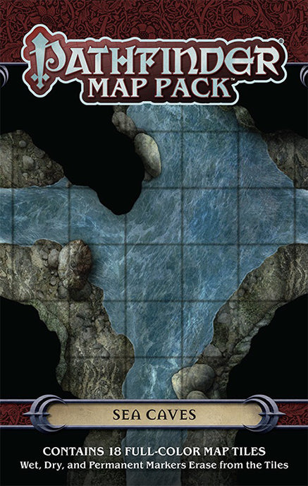 Pathfinder: Map Pack - Sea Caves - Red Goblin