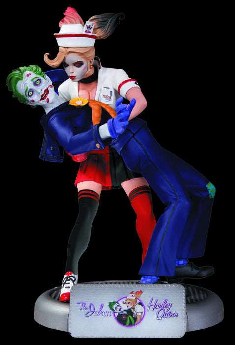 DC Comics Bombshells: Statuetă Joker & Harley Quinn ediția a doua - Red Goblin