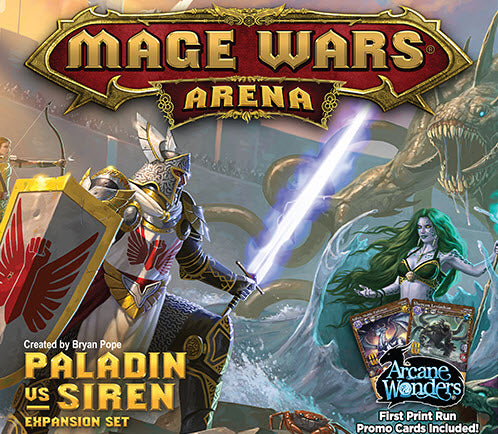Mage Wars Arena: Paladin vs Siren - Red Goblin