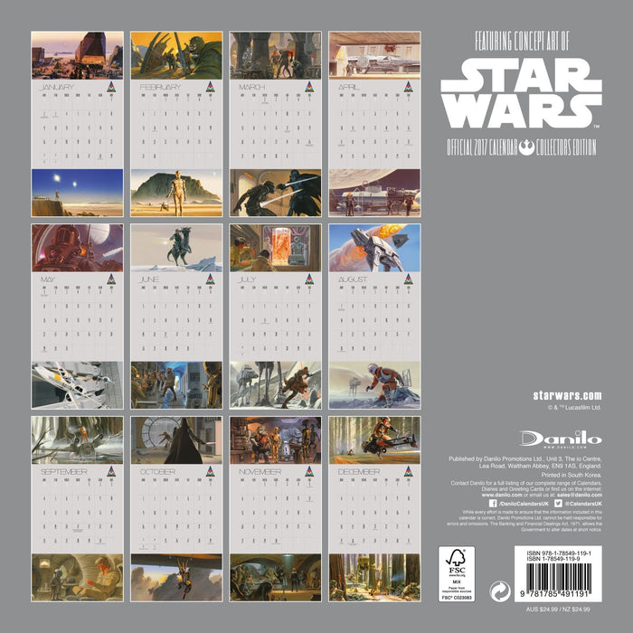 Star Wars Classic: Calendar 2017 - Red Goblin