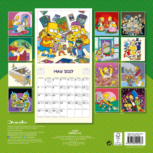 Simpsons: Calendar 2017 - Red Goblin