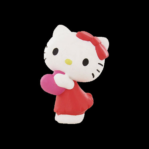 Hello Kitty: Mini Figure Hello Kitty Heart 6 cm - Red Goblin