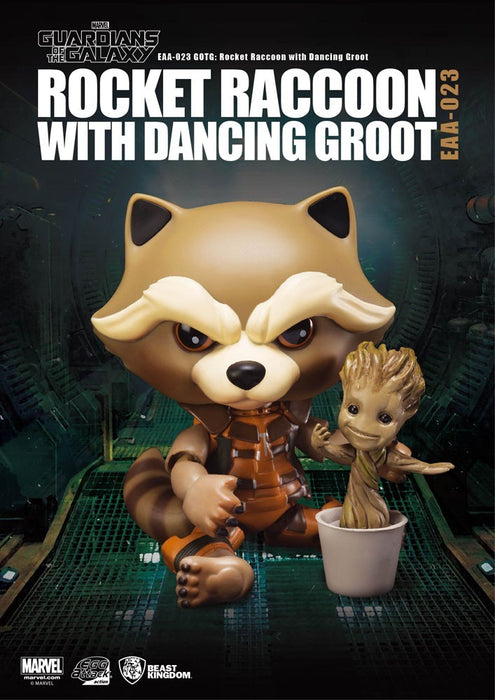 Guardians of the Galaxy: Action Figure Rocket Raccoon with Dancing Groot - Red Goblin