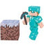 Minecraft: Action Figure Alex In Diamond Armor 8 cm - Red Goblin