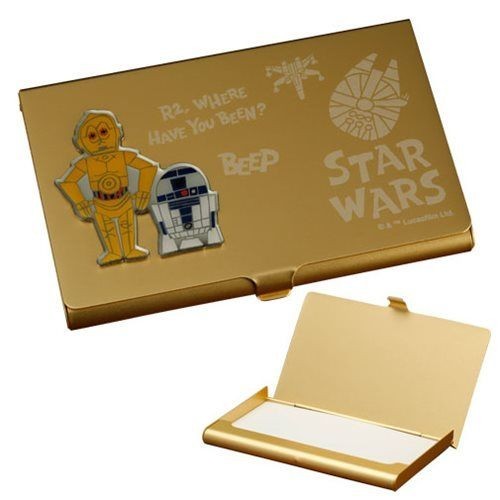 Suport de cărți de vizită - Star Wars Saga - C-3PO & R2-D2 - Red Goblin
